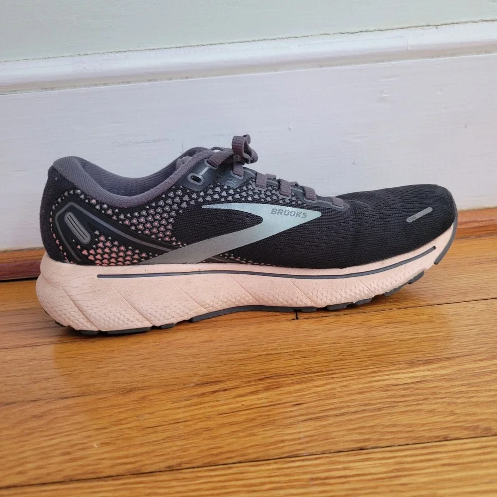 Brooks 8‎ Black Athletic Running Tennis Shoes DNA GHOST 14 Track Cross Country